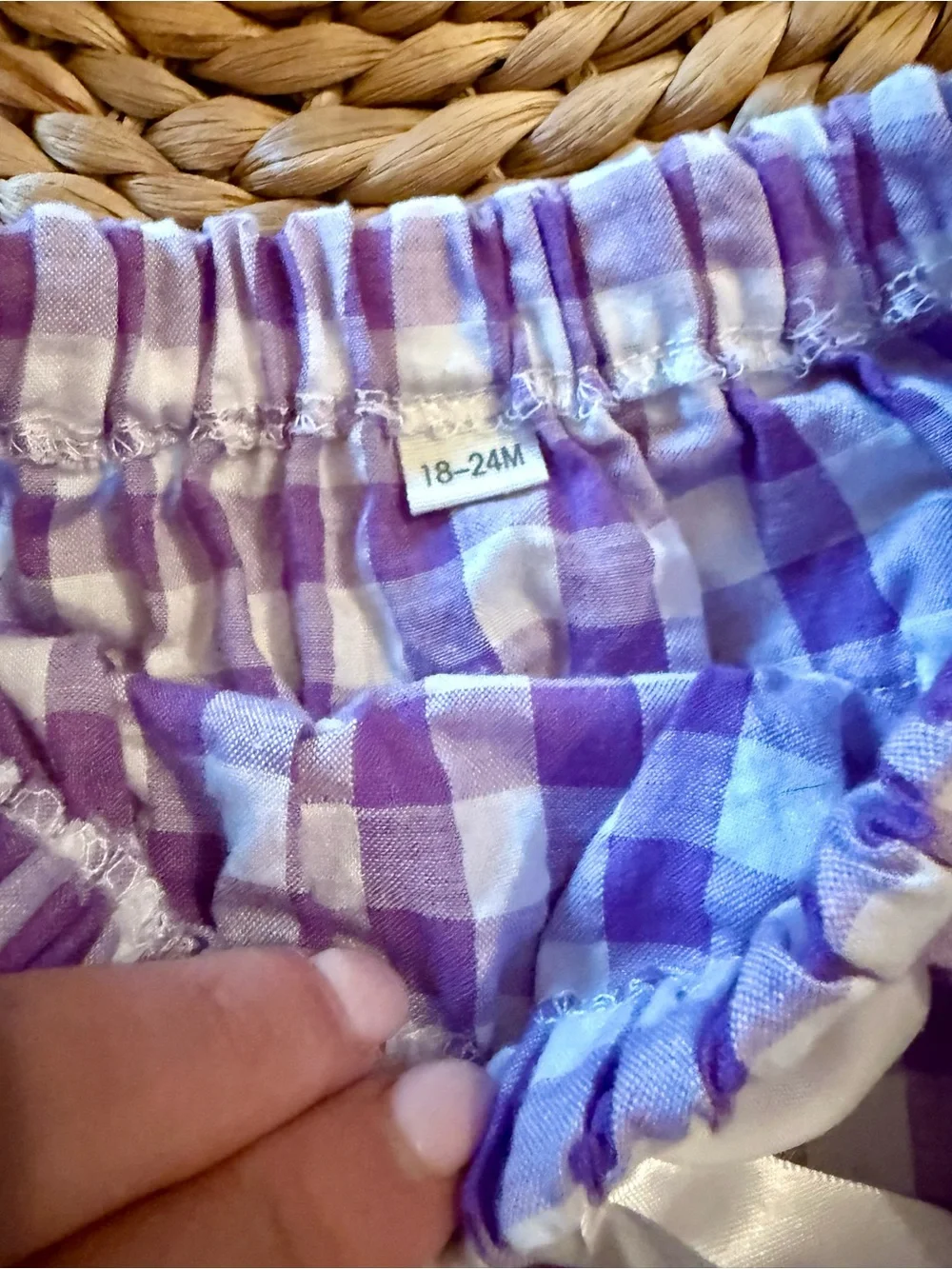 Lil Cactus Gingham Set Sz 18-24 Months